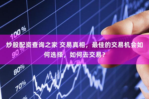 炒股配资查询之家 交易真相，最佳的交易机会如何选择，如何去交易？